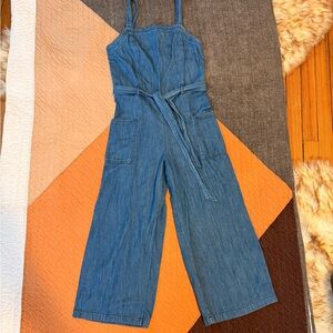 Old Navy Blue Denim Jumpsuit